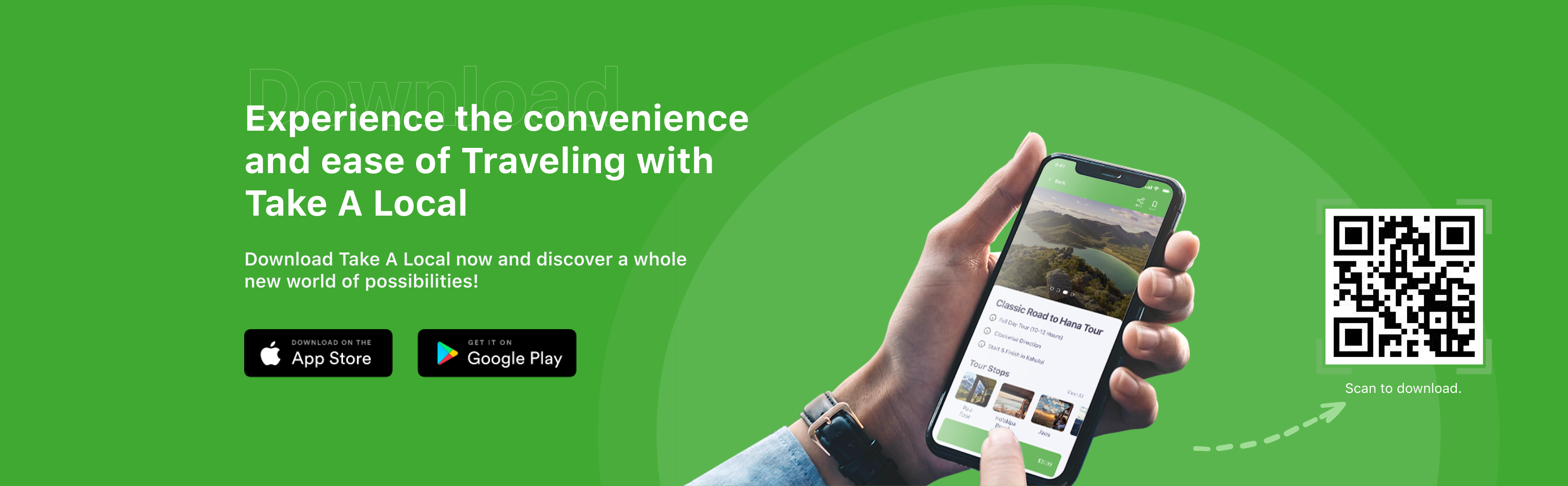 Experience the convenience and ease of travelling with Take A Local