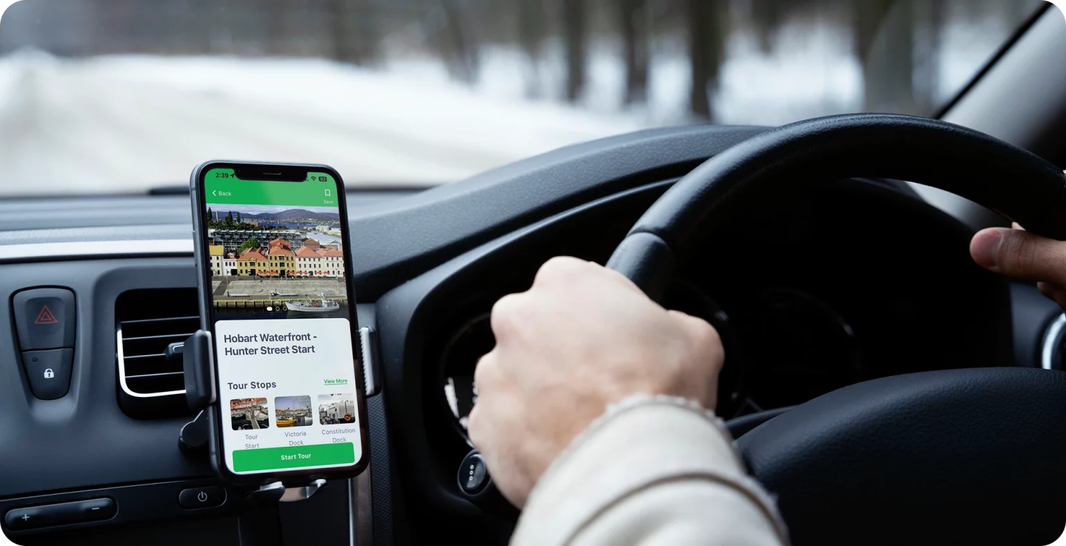 Self Guided Audio Tour app
